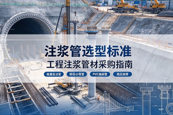 龙门注浆管选型标准