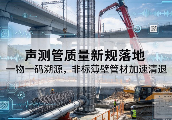 龙门声测管质量新规落地，一物一码溯源，非标薄壁管材加速清退