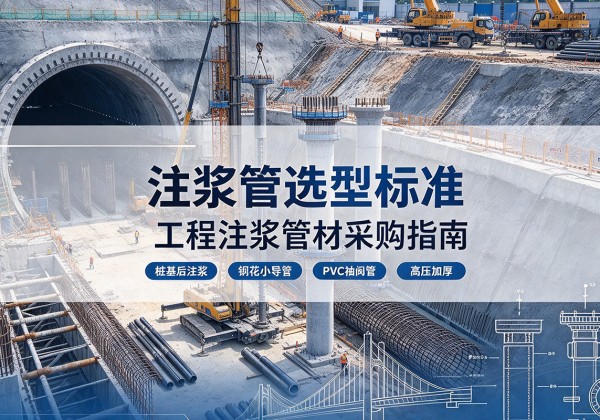 龙门注浆管选型标准